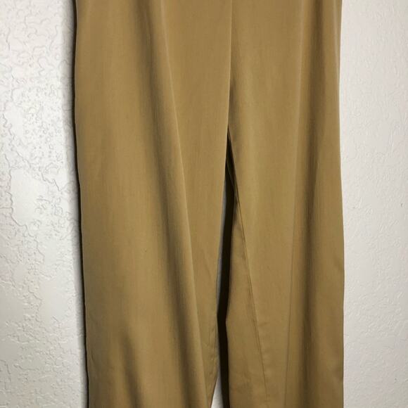 Escada golden tan wool blend trouser pants - Picture 3 of 15